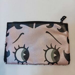Betty Boop X Ipsy Makeup Pouch Sequins Accessory Bag Travel Packable Case Clutch